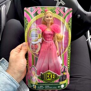 👸🏼 Mattel Wicked Barbie Singing Chantante Glinda Doll URL MISPRINT BOX ❌